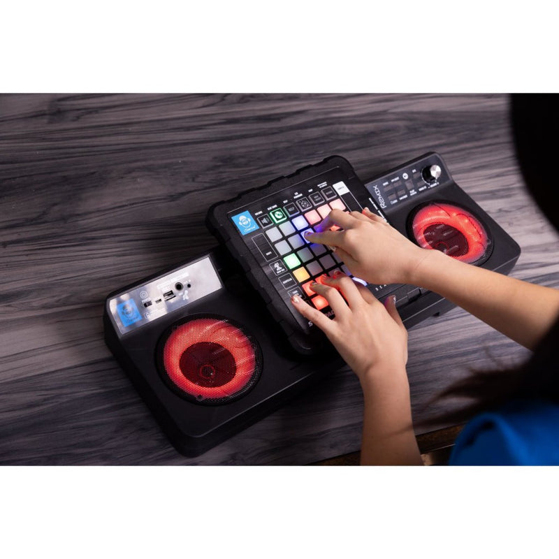 Load image into Gallery viewer, Idance dj mixer set remix dj2 + licht en geluid
