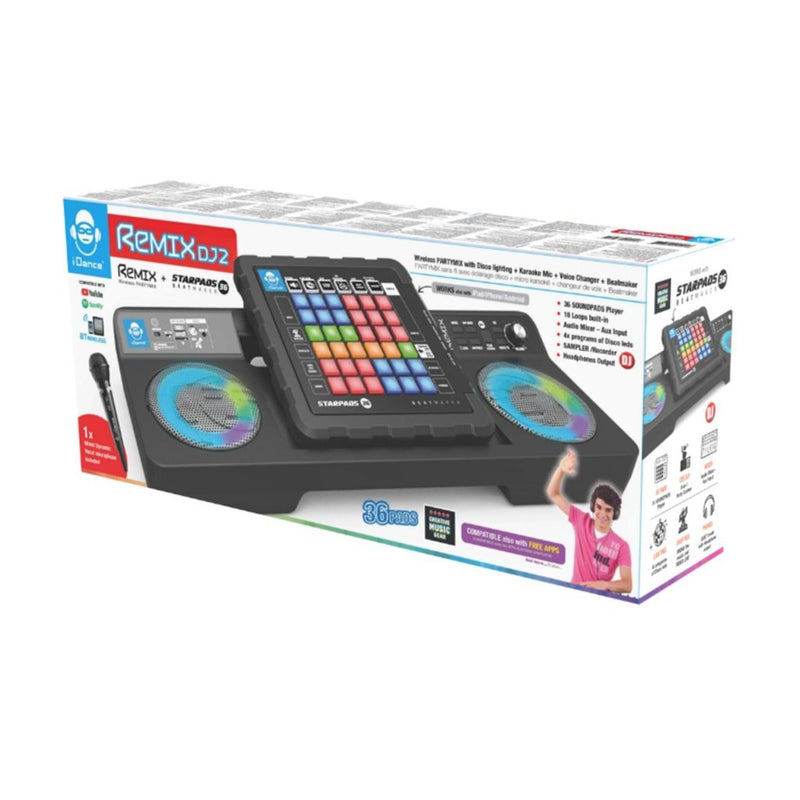 Load image into Gallery viewer, Idance dj mixer set remix dj2 + licht en geluid
