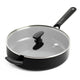 Greenpan smart collection keramische stoofpan met deksel 28 cm zwart