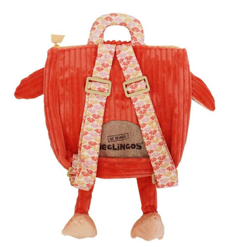 Load image into Gallery viewer, Rugtas, de flamingo 25 x 25 cm
