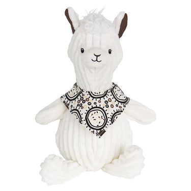 Knuffel in koker, de jonge lama 33 cm