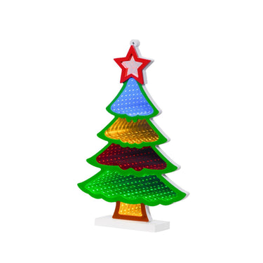 Lumineo infinity lights kerstboom led acryl 5x21,5x32cm