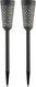 Luxform - 2x solar tuinfakkel - swansea - led - met vlameffect - werkend op zonne-energie - set van 2 stuks
