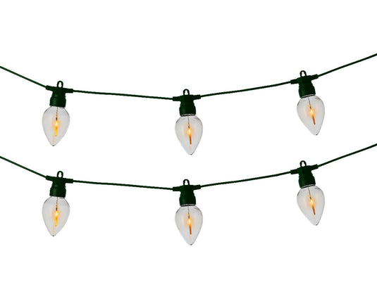 Lumineo led partylight fireflame effect l350cm outdoor startset