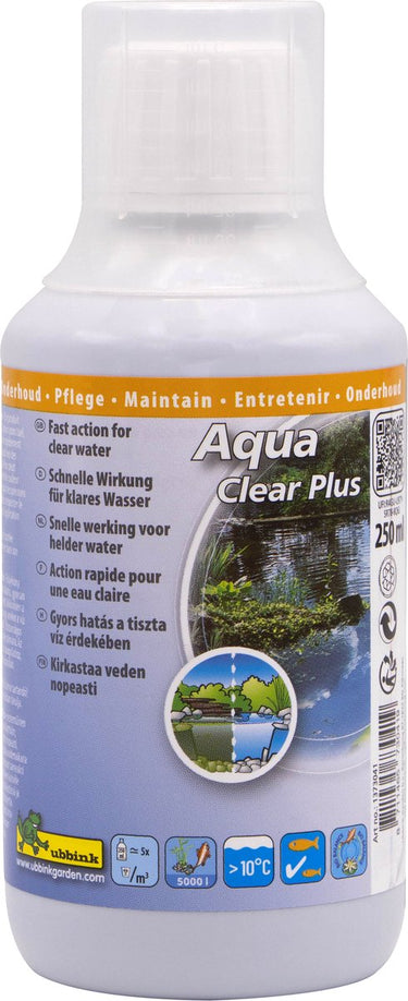 Ubbink - vijverwaterbehandelingsmiddel - aqua clear plus 250ml - wateronderhoud