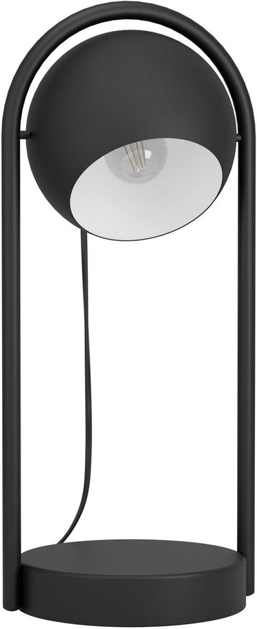 Eglo murnia tafellamp - e14 - h 43 cm - aluminium - zwart|wit
