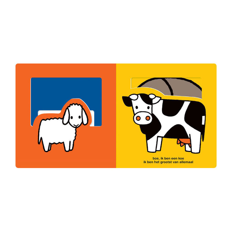 Load image into Gallery viewer, Centraal boekhuis nijntje doorkijkboek, dieren klein en groot
