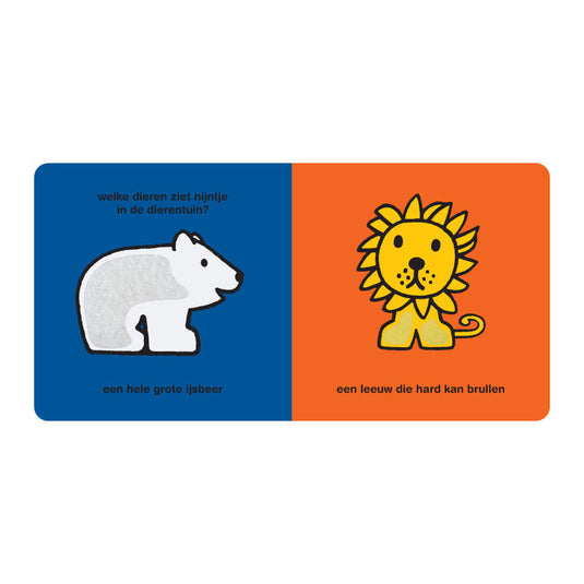 Centraal boekhuis voelboek, met nijntje naar de dierentuin