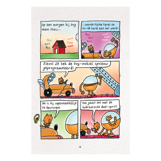 Centraal boekhuis dog man en de vlooienkoning