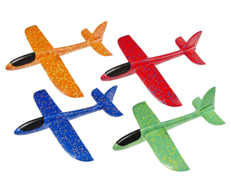 Intro airplane glider groot zweefvliegtuig in 4 verschillende kleuren