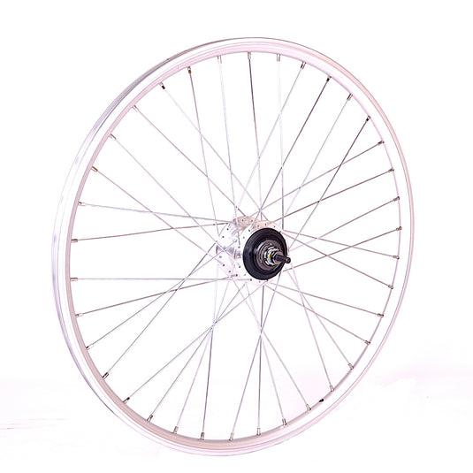 Achterwiel 28 x 1 3 8 nexus 7 (voor rollerbrakes) - zilver