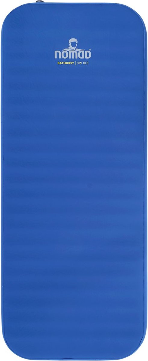 Nomad ® bathurst 10.0 xw slaapmat zelfopblazend | 198 x 76 | 10 m dikte | blauw | lichtgewicht | comfort kamperen | incl hoes