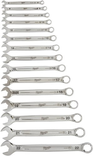 Load image into Gallery viewer, Milwaukee accessoires max bite | metrische ring- steeksleutel-set | 15-delig - 4932464258

