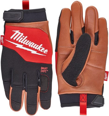Milwaukee accessoires hybrid lederen werkhandschoenen - l 9 | 1 paar - 4932471913
