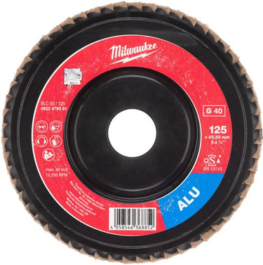 Milwaukee accessoires lamellenschijf alu slc50 125mm g40-1 pc - 4932479091 - 4932479091