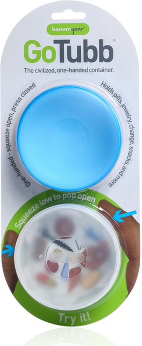 Human gear gotubb 2-pack large - opbergdoosjes voor reizen - bpa-vrij