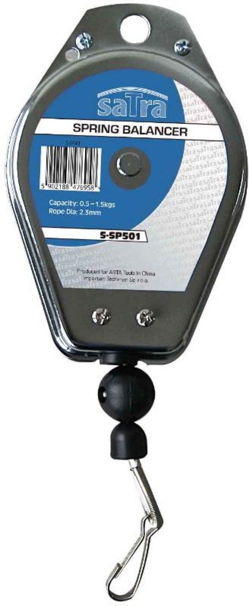 Asta satra intrekbare veerbalans - 0.5-1.5 kg - veerbalancer - satra