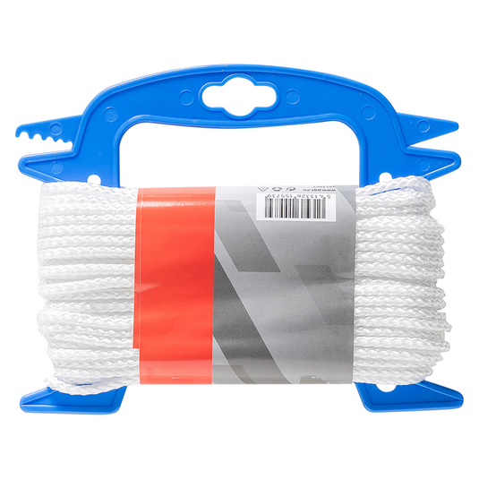 Mack 1013962 - multilon touw wit haspel 4mm 20m | 5 stuks