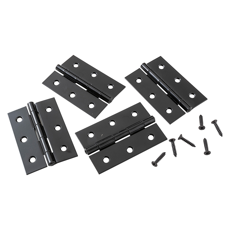 Load image into Gallery viewer, Mack 1071170 - 4 zware scharnieren zwart h 76 x b 50 mm | 5 stuks
