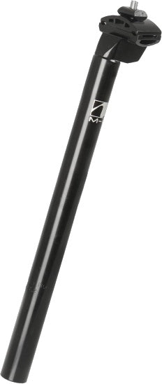 Load image into Gallery viewer, zadelpen vast 27.2 x 350 mm aluminium zwart
