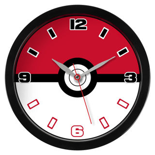 Accutime pokémon wandklok pokéball - kinderkamer decoratie klok.