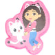 No brand gabby's dollhouse gevormd kussen - cakey cat