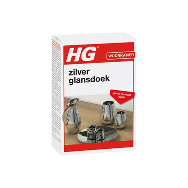 Hg zilver glansdoek | dã© zilverpoetsdoek voor glanzend zilverwerk