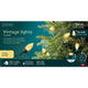 Lumineo led vintage kerstboom verlichtng 8 functie twinkel effect 50led 980cm groen soft gold