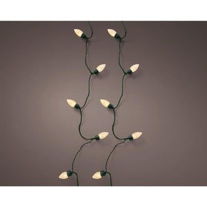 Lumineo led vintage kerstboom verlichtng 8 functie twinkel effect 100led 1980cm groen soft gold