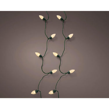 Lumineo led vintage kerstboom verlichtng 8 functie twinkel effect 100led 1980cm groen soft gold