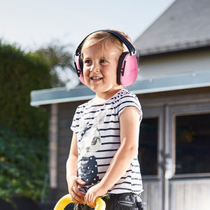 Wolfcraft - gehoorbescherming kinderen 27db - oorkappen kinderen - roze - kind - 4961000