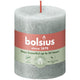 Bolsius rustiek stompkaars jade green ø68x80 mm 30 uur (4 stuks)