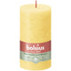 Bolsius rustiek stompkaars sunny yellow ø68x130 mm 60 uur (4 stuks)