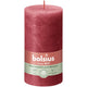 Bolsius rustiek stompkaars delicate red ø68x130 mm 60 uur (4 stuks)