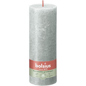 Bolsius rustiek stompkaars jade green ø68x190 mm 85 uur (4 stuks)