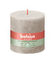 Bolsius rustiek stompkaars sandy grey ø100x100 mm 62 uur (3 stuks)