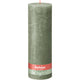 Bolsius rustiek stompkaars fresh olive ø100x300 mm 200 uur (4 stuks)