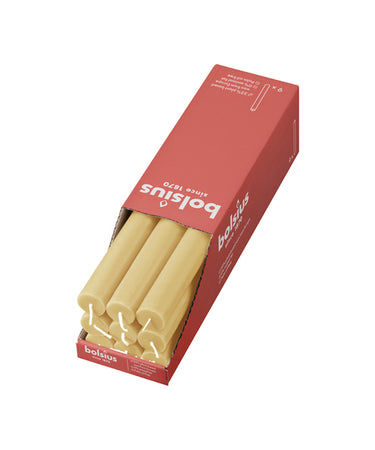 Bolsius rustiek tafelkaars oat beige ø23x270 mm 13 uur (9 stuks)