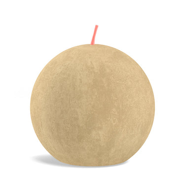 Bolsius rustiek bolkaars oat beige ø76 mm 25 uur (6 stuks)
