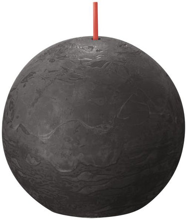 Bolsius rustiek bolkaars stormy grey ø76 mm 25 uur (6 stuks)