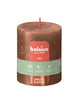 Bolsius stompkaars shimmer copper ø68x80 mm 35 uur (4 stuks)