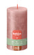 Bolsius stompkaars shimmer pink ø68x130 mm 60 uur (4 stuks)