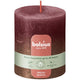 Bolsius stompkaars velvet red + copper ø68x80 mm 35 uur (4 stuks)
