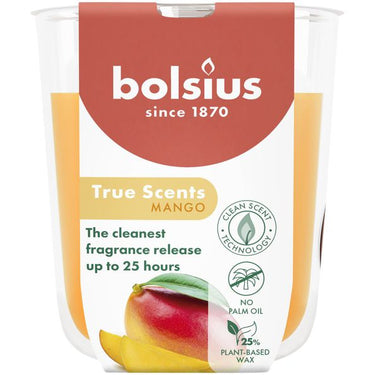 Bolsius geurglas true scents mango ø73x80 mm 25 uur (6 stuks)