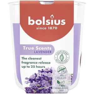 Bolsius geurglas true scents lavender ø73x80 mm 25 uur (6 stuks)