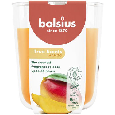 Bolsius geurglas true scents mango ø85x97 mm 45 uur (4 stuks)