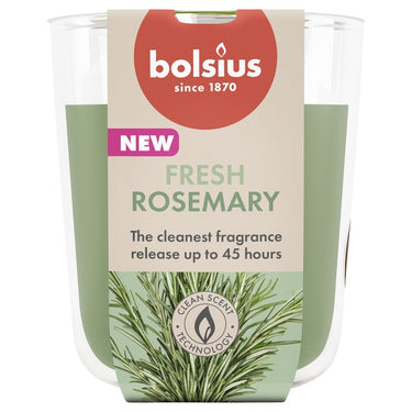 Bolsius geurglas true scents rosemary ø85x97 mm 45 uur (4 stuks)