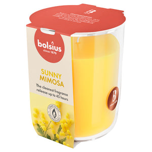Bolsius geurglas true scents mimosa ø85x97 mm 45 uur (4 stuks)