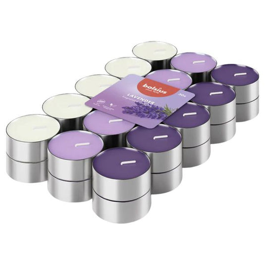 Bolsius geurtheelichten lavender ø38x16 mm 3,5 uur (8x 30 stuks)