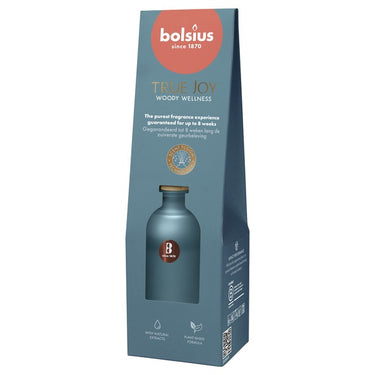Bolsius geurverspreiders 80 ml true joy woody wellness (6 stuks)